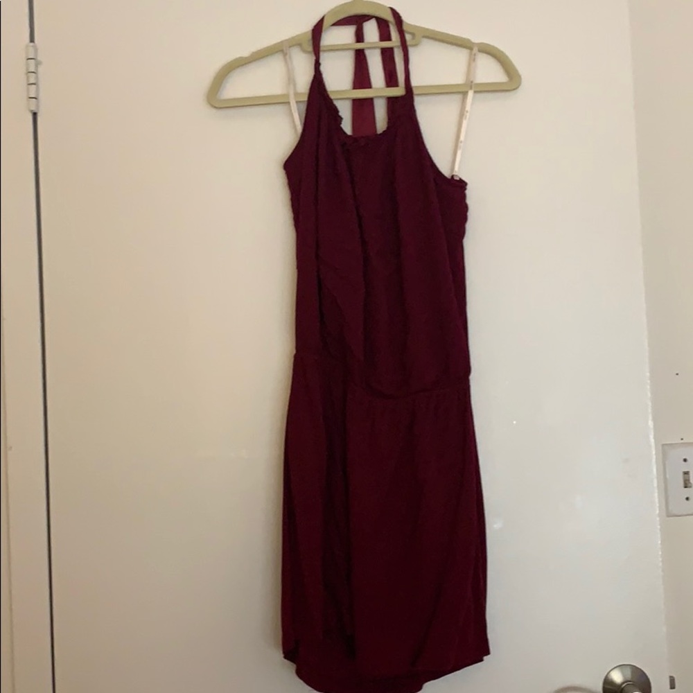 Magenta Ella Moss mini dress